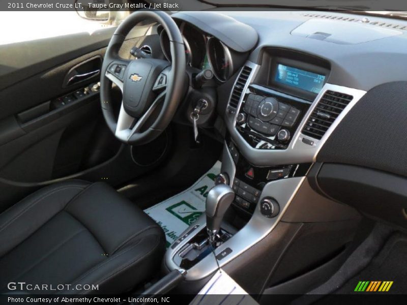 Taupe Gray Metallic / Jet Black 2011 Chevrolet Cruze LT