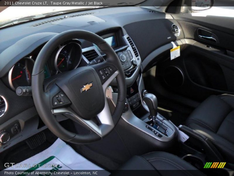 Taupe Gray Metallic / Jet Black 2011 Chevrolet Cruze LT