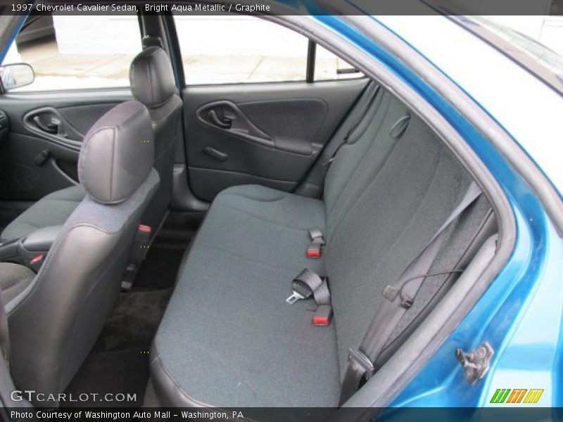 Bright Aqua Metallic / Graphite 1997 Chevrolet Cavalier Sedan