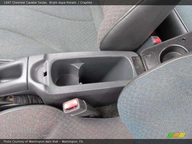 Bright Aqua Metallic / Graphite 1997 Chevrolet Cavalier Sedan