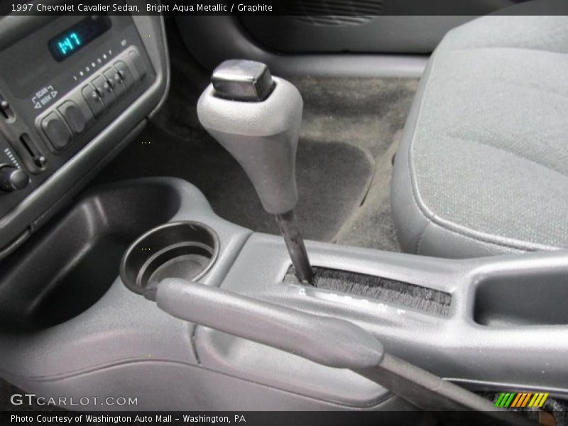 Bright Aqua Metallic / Graphite 1997 Chevrolet Cavalier Sedan