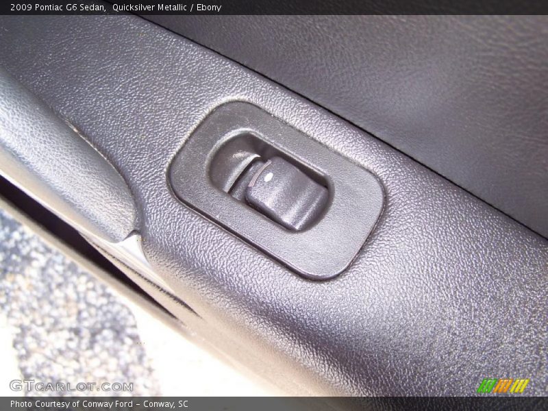 Quicksilver Metallic / Ebony 2009 Pontiac G6 Sedan
