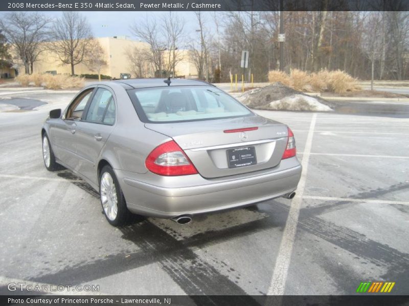 Pewter Metallic / Cashmere 2008 Mercedes-Benz E 350 4Matic Sedan