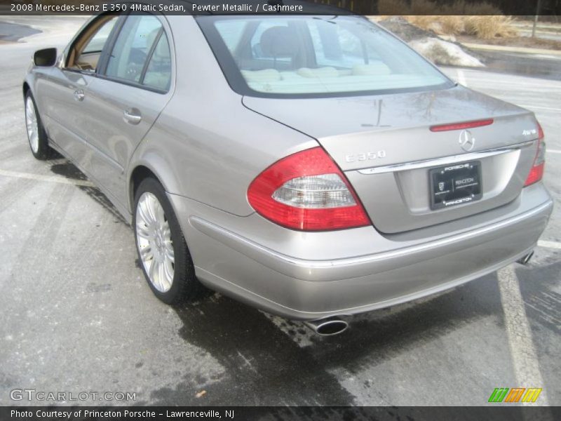 Pewter Metallic / Cashmere 2008 Mercedes-Benz E 350 4Matic Sedan