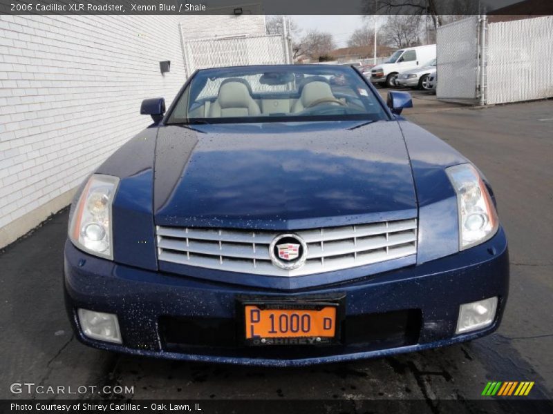 Xenon Blue / Shale 2006 Cadillac XLR Roadster