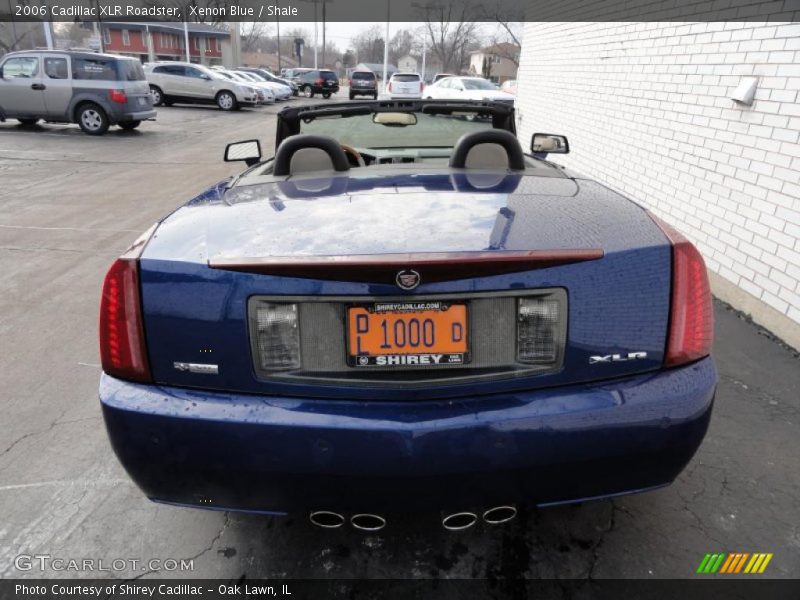 Xenon Blue / Shale 2006 Cadillac XLR Roadster