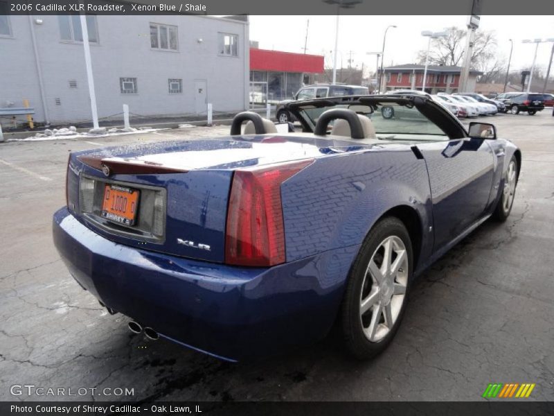 Xenon Blue / Shale 2006 Cadillac XLR Roadster