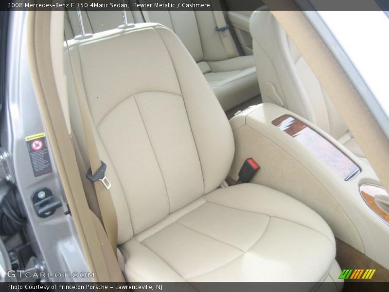 Pewter Metallic / Cashmere 2008 Mercedes-Benz E 350 4Matic Sedan