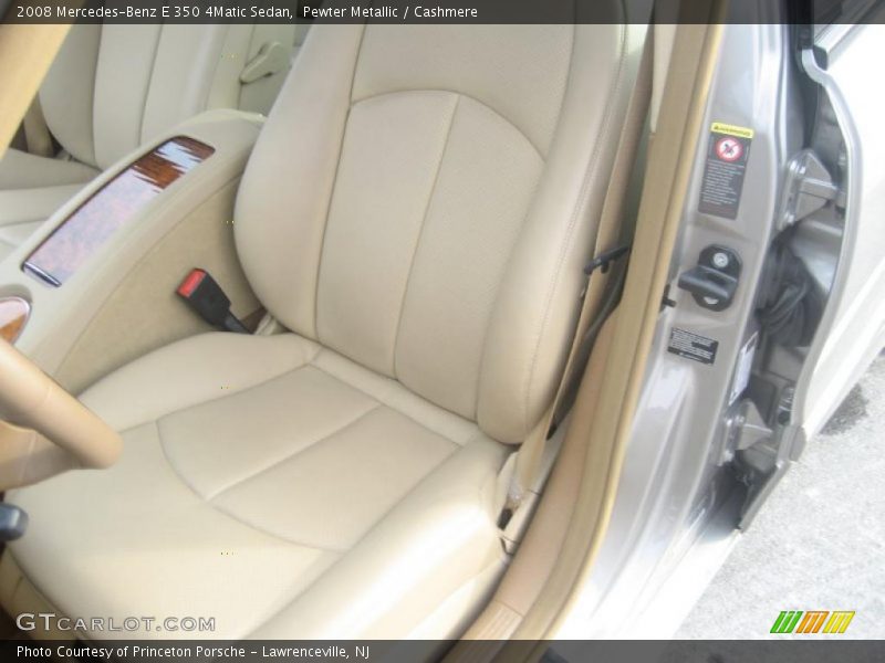 Pewter Metallic / Cashmere 2008 Mercedes-Benz E 350 4Matic Sedan