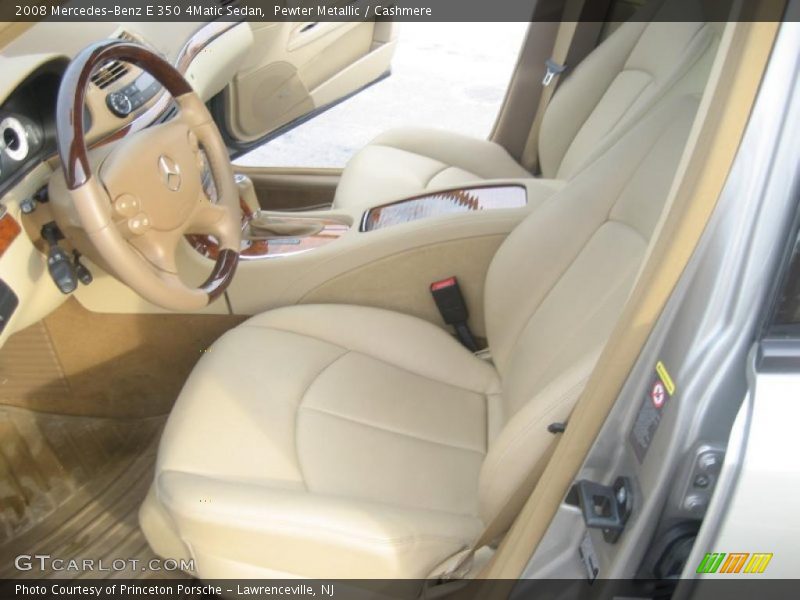 Pewter Metallic / Cashmere 2008 Mercedes-Benz E 350 4Matic Sedan