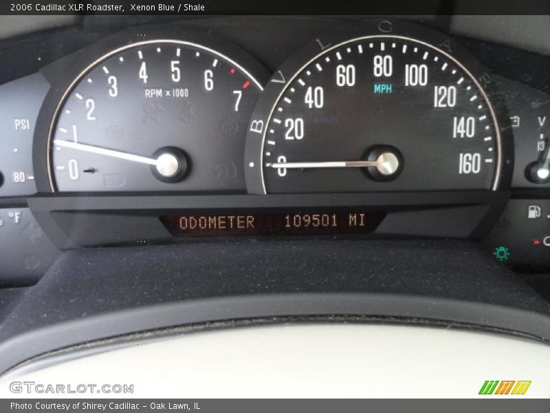  2006 XLR Roadster Roadster Gauges