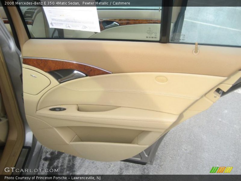 Pewter Metallic / Cashmere 2008 Mercedes-Benz E 350 4Matic Sedan