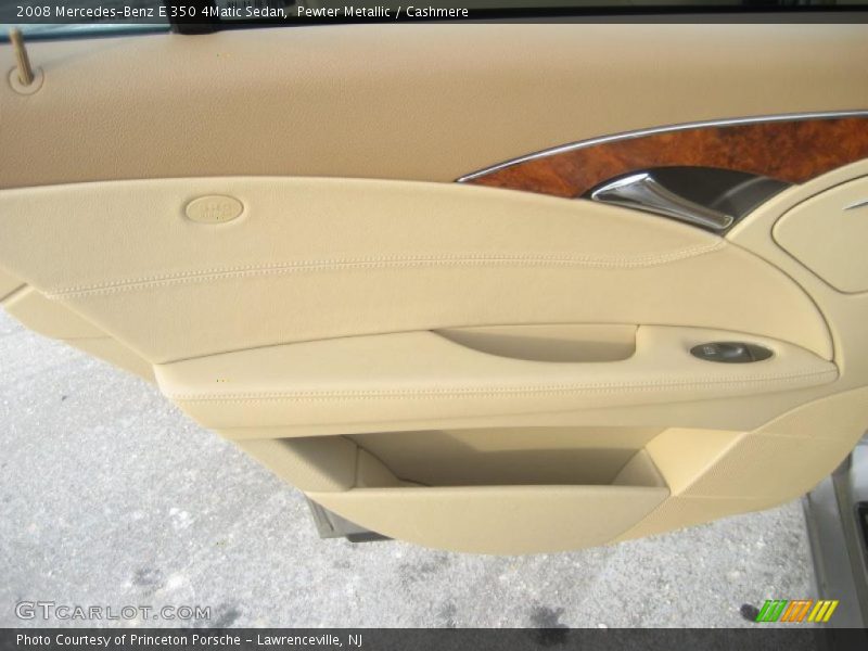 Pewter Metallic / Cashmere 2008 Mercedes-Benz E 350 4Matic Sedan