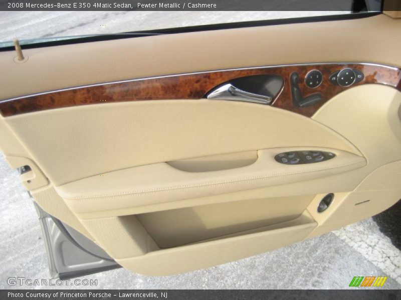 Pewter Metallic / Cashmere 2008 Mercedes-Benz E 350 4Matic Sedan