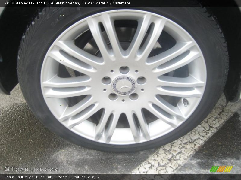 Pewter Metallic / Cashmere 2008 Mercedes-Benz E 350 4Matic Sedan