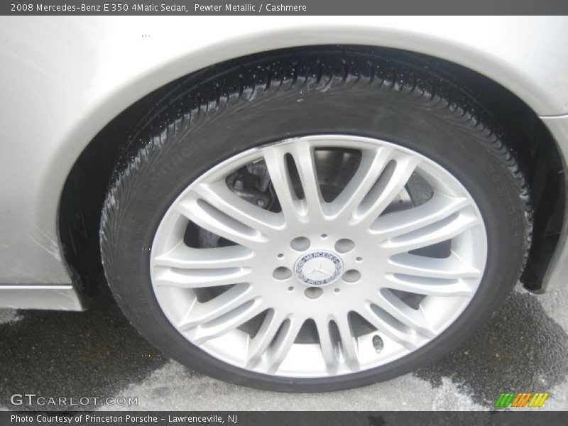 Pewter Metallic / Cashmere 2008 Mercedes-Benz E 350 4Matic Sedan