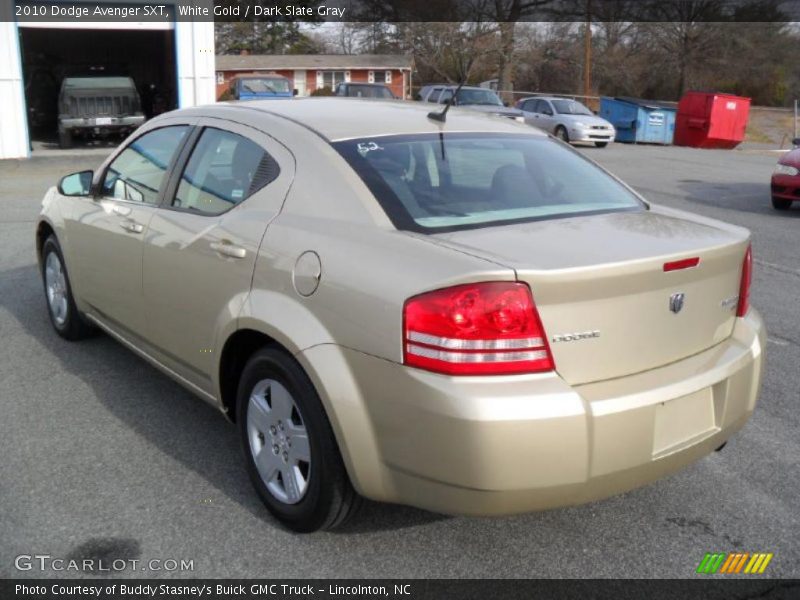 White Gold / Dark Slate Gray 2010 Dodge Avenger SXT
