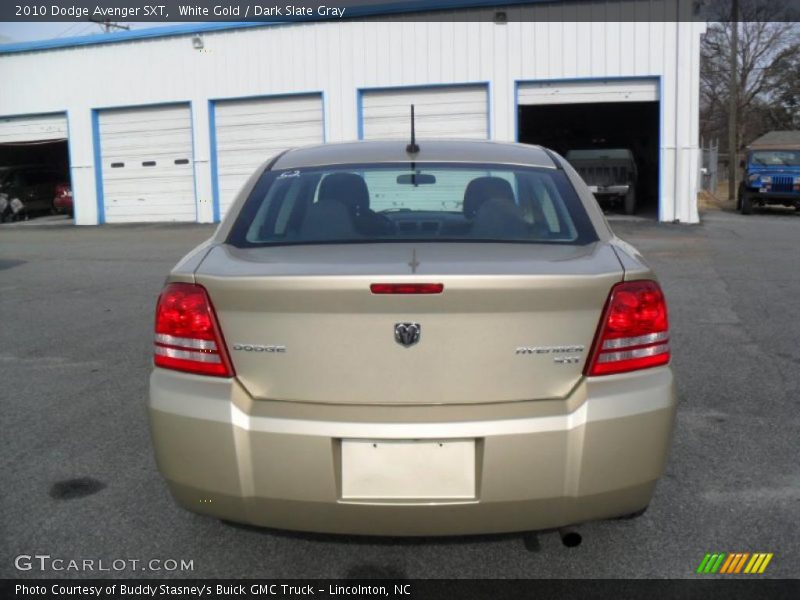 White Gold / Dark Slate Gray 2010 Dodge Avenger SXT