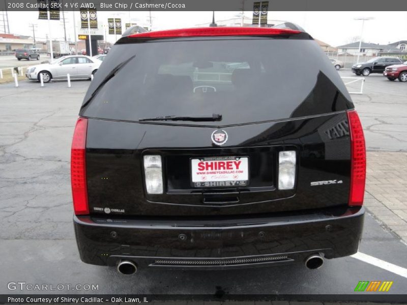 Blue Chip / Cashmere/Cocoa 2008 Cadillac SRX 4 V6 AWD