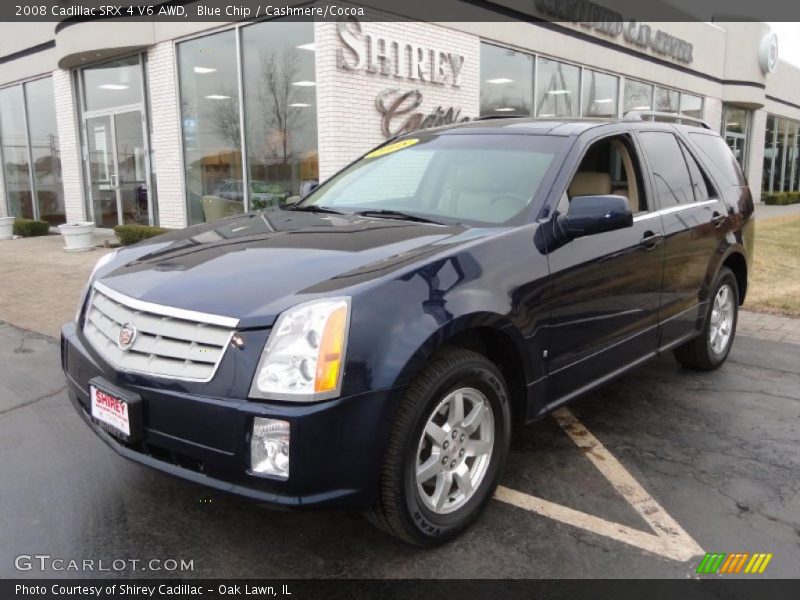 Blue Chip / Cashmere/Cocoa 2008 Cadillac SRX 4 V6 AWD
