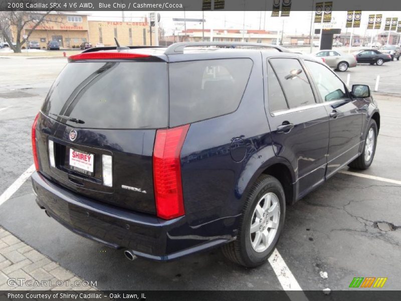 Blue Chip / Cashmere/Cocoa 2008 Cadillac SRX 4 V6 AWD