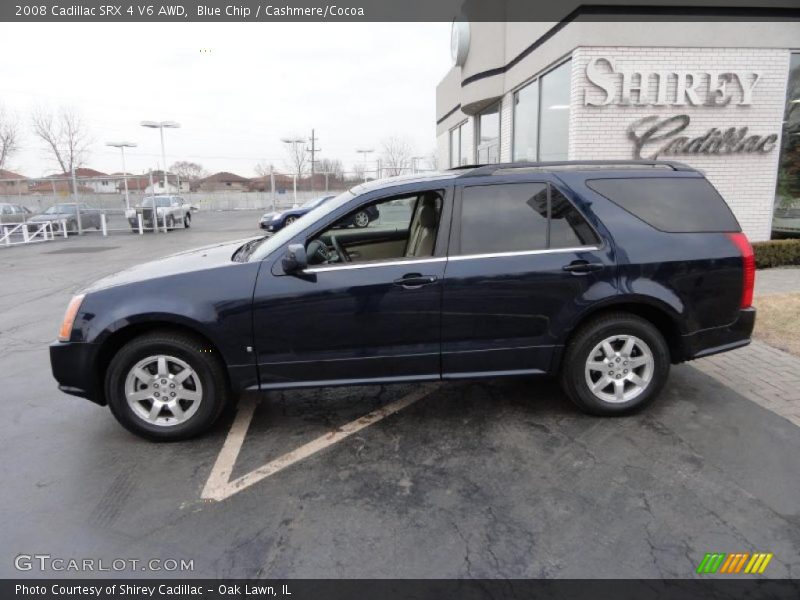 Blue Chip / Cashmere/Cocoa 2008 Cadillac SRX 4 V6 AWD