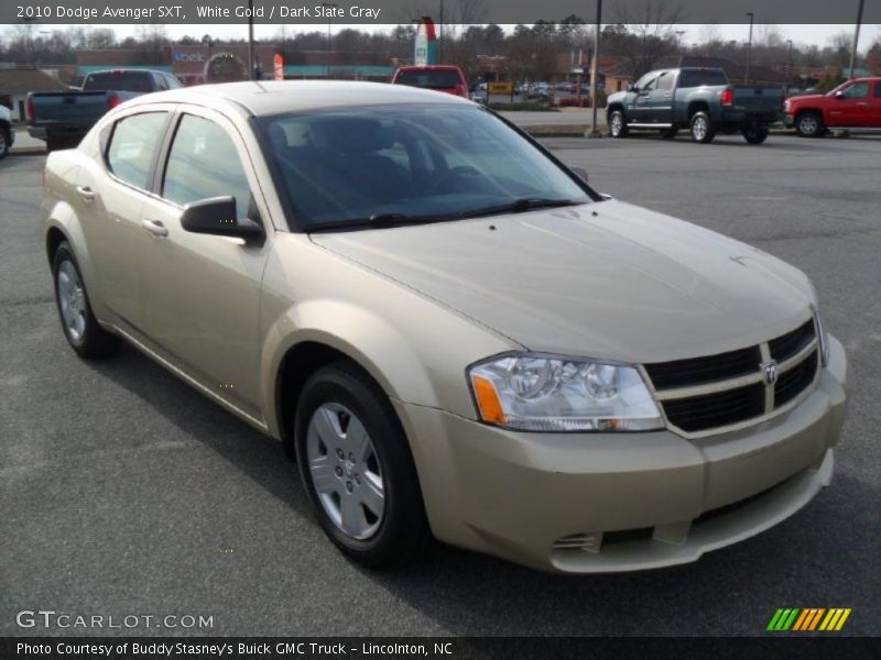 White Gold / Dark Slate Gray 2010 Dodge Avenger SXT