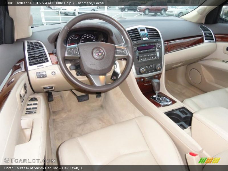 Blue Chip / Cashmere/Cocoa 2008 Cadillac SRX 4 V6 AWD
