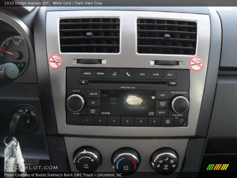 White Gold / Dark Slate Gray 2010 Dodge Avenger SXT