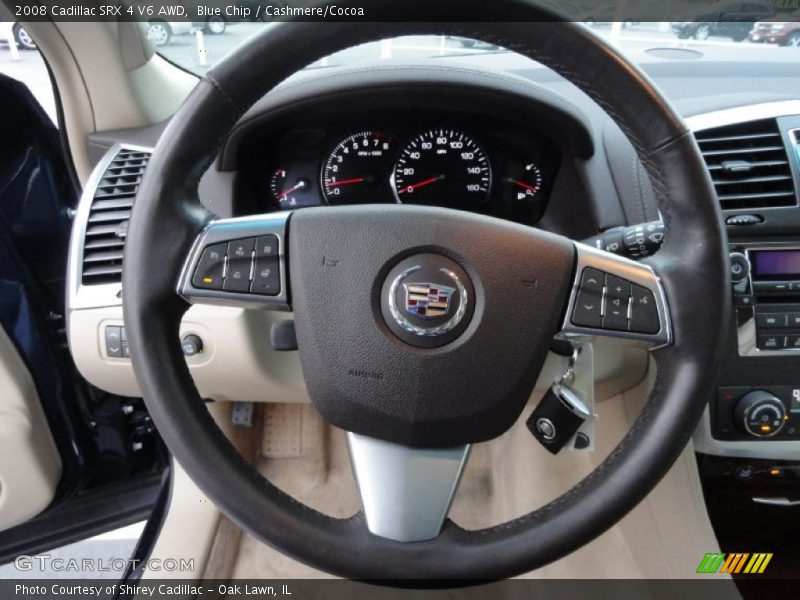 Blue Chip / Cashmere/Cocoa 2008 Cadillac SRX 4 V6 AWD