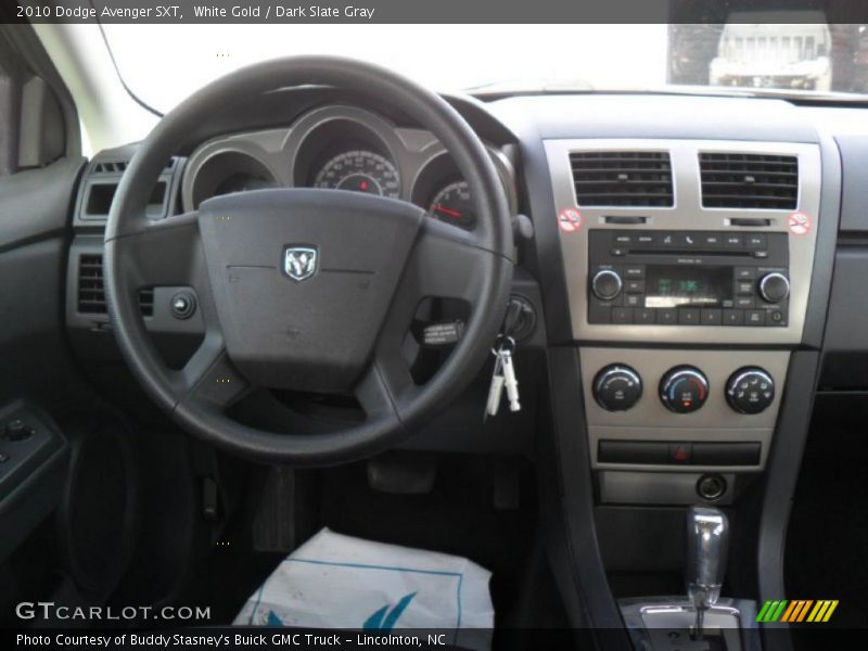 White Gold / Dark Slate Gray 2010 Dodge Avenger SXT