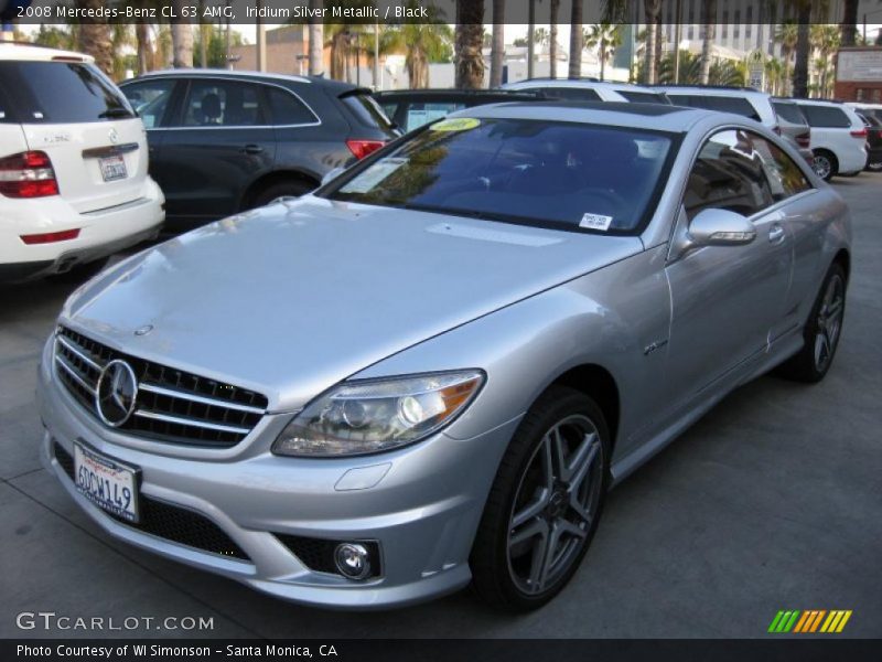 Iridium Silver Metallic / Black 2008 Mercedes-Benz CL 63 AMG