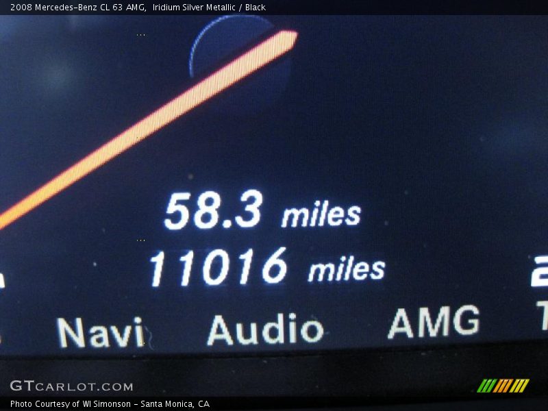 Iridium Silver Metallic / Black 2008 Mercedes-Benz CL 63 AMG