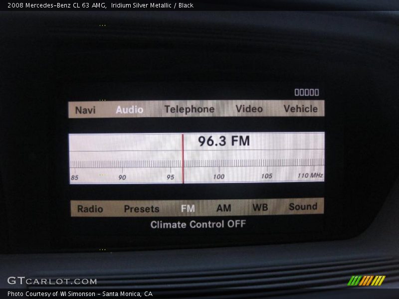 Controls of 2008 CL 63 AMG