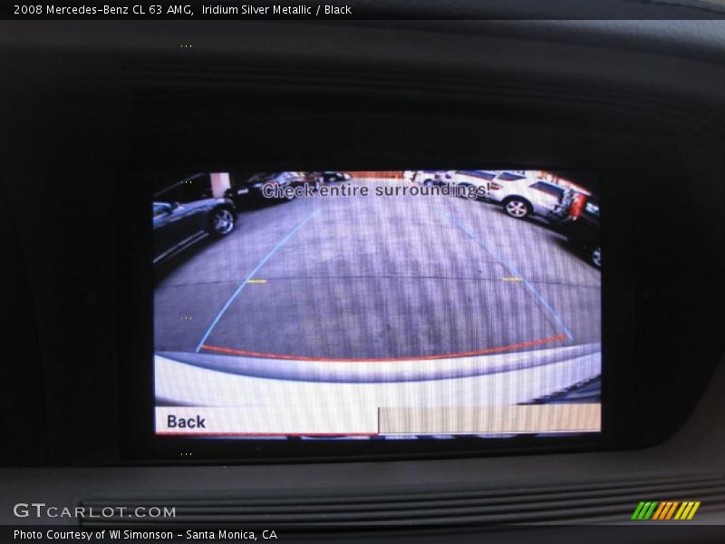 Iridium Silver Metallic / Black 2008 Mercedes-Benz CL 63 AMG