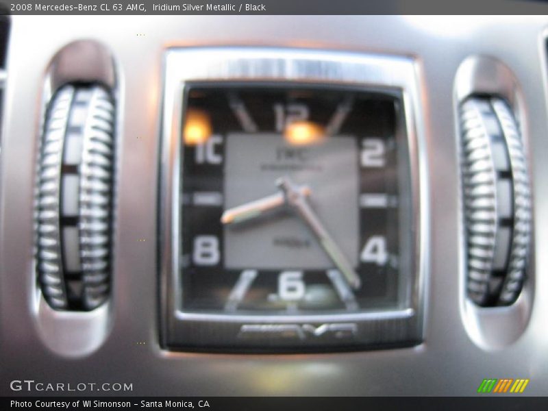 Iridium Silver Metallic / Black 2008 Mercedes-Benz CL 63 AMG