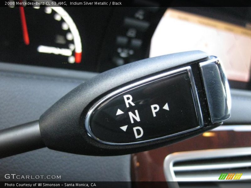 Controls of 2008 CL 63 AMG