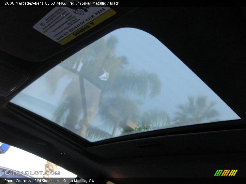 Sunroof of 2008 CL 63 AMG