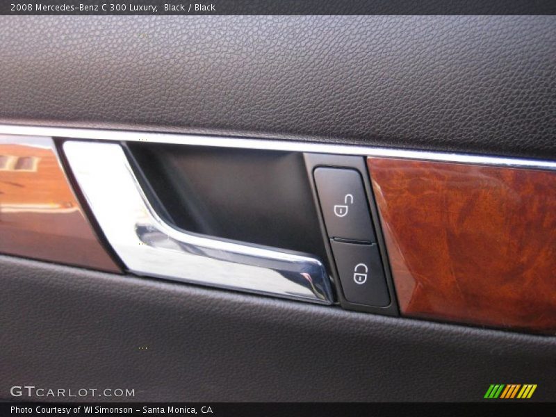 Black / Black 2008 Mercedes-Benz C 300 Luxury