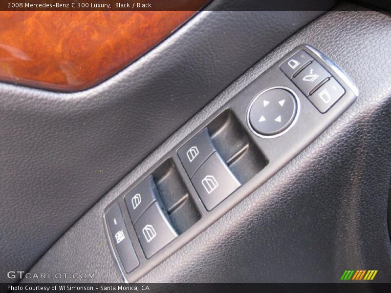 Black / Black 2008 Mercedes-Benz C 300 Luxury