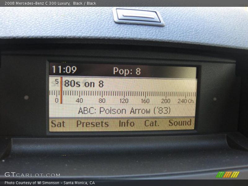 Black / Black 2008 Mercedes-Benz C 300 Luxury