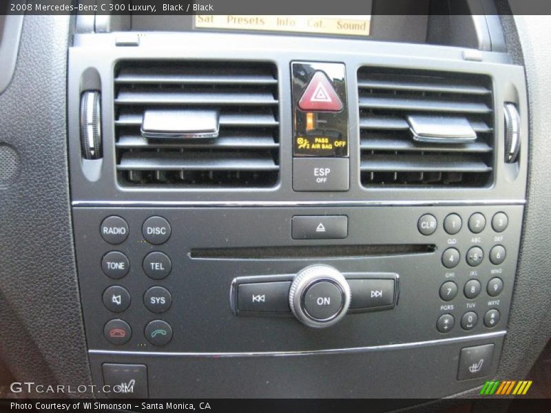 Black / Black 2008 Mercedes-Benz C 300 Luxury