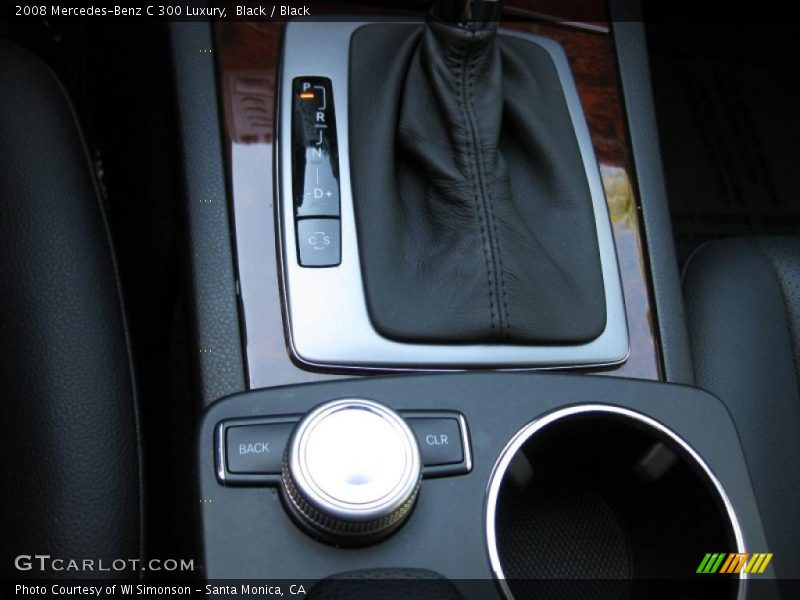 Black / Black 2008 Mercedes-Benz C 300 Luxury