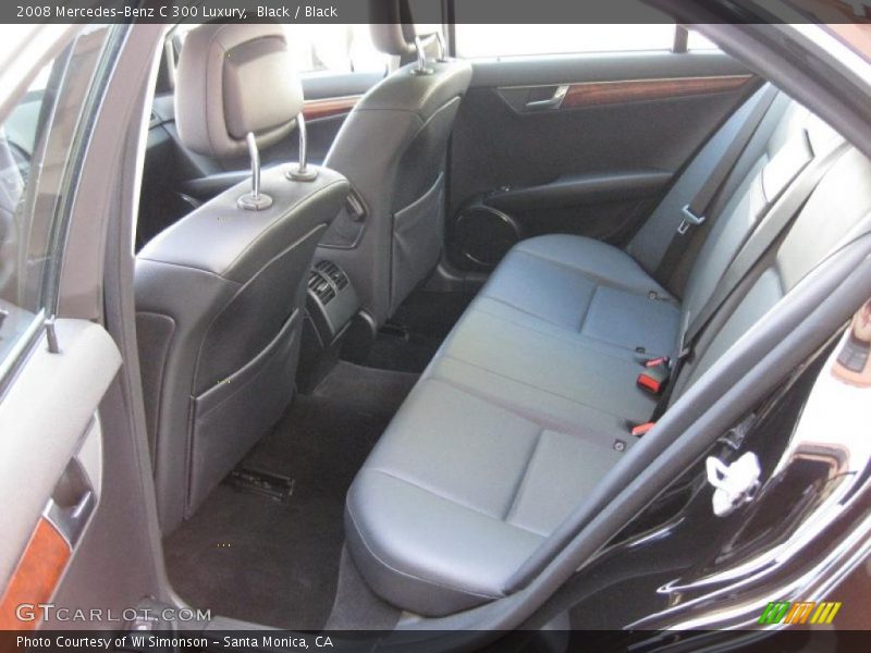 Black / Black 2008 Mercedes-Benz C 300 Luxury
