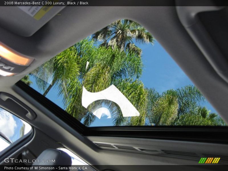 Black / Black 2008 Mercedes-Benz C 300 Luxury