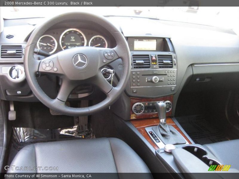 Black / Black 2008 Mercedes-Benz C 300 Luxury