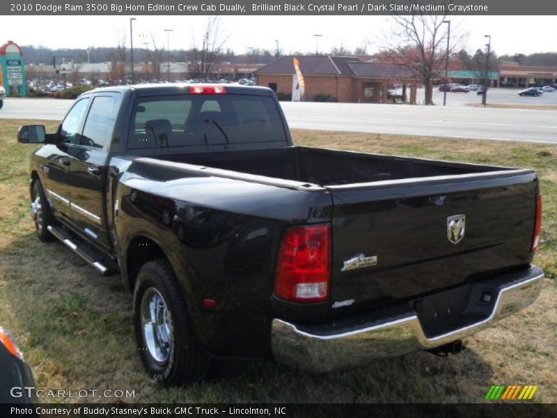 Brilliant Black Crystal Pearl / Dark Slate/Medium Graystone 2010 Dodge Ram 3500 Big Horn Edition Crew Cab Dually
