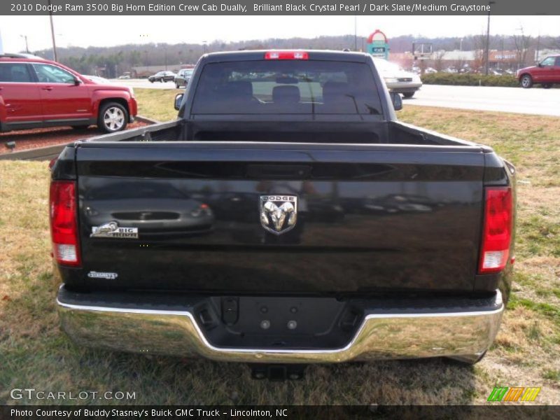 Brilliant Black Crystal Pearl / Dark Slate/Medium Graystone 2010 Dodge Ram 3500 Big Horn Edition Crew Cab Dually