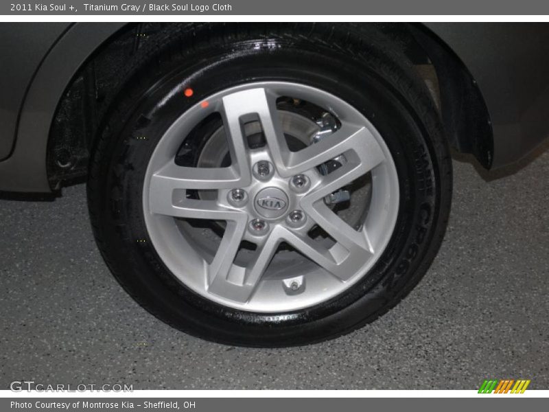 Titanium Gray / Black Soul Logo Cloth 2011 Kia Soul +