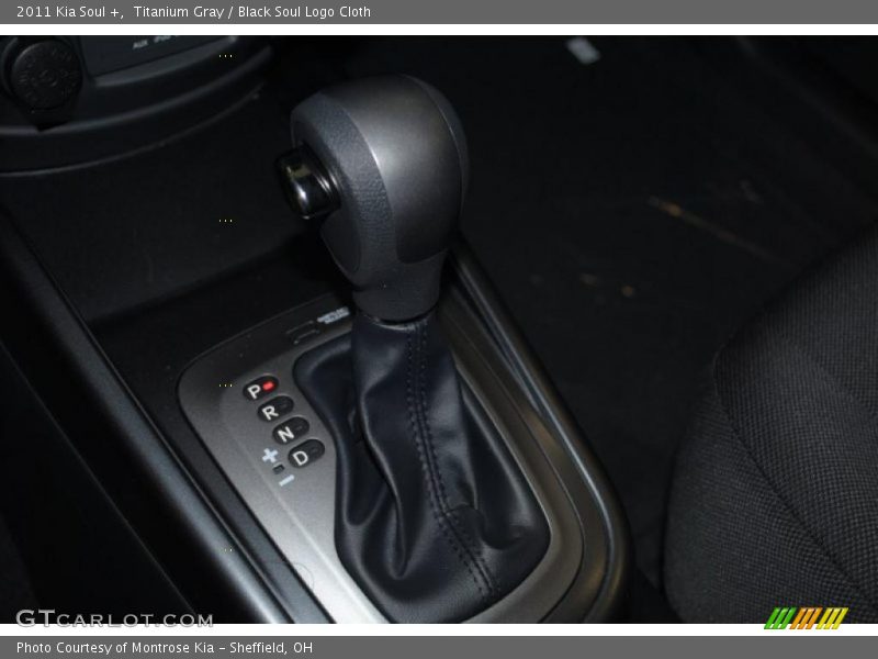 Titanium Gray / Black Soul Logo Cloth 2011 Kia Soul +